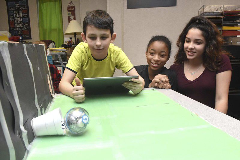 Oak Hill middle school students use STEAM initiatives to act out scenes from classic story